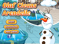 Olaf Curatenie in Arendelle