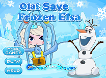 Olaf o Salveaza pe Elsa