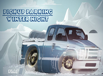 Parcari pe Timp de Iarna Noaptea