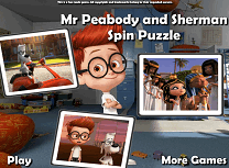 Peabody si Sherman Puzzle Rotativ 
