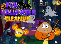 Pou Curatenie de Halloween