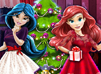 Printesele Disney si Pomul de Craciun