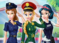 Printesele la Academia de Politie