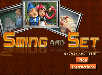 Puzzle Gnomeo si Julieta