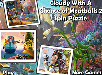 Puzzle Sta sa Ploua cu Chiftele