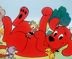 Puzzle cu Cainele Clifford