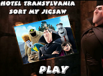 Puzzle cu Hotel Transylvania