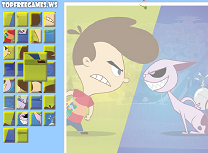 Puzzle cu Kid Vs Kat