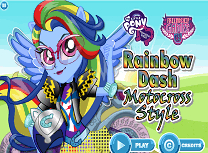 Rainbow Dash Motociclista