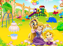 Rapunzel Decoreaza Gradina