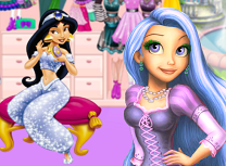 Rapunzel Machiaj si Tinuta