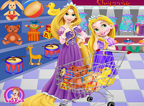 Rapunzel si Fiica Ei la Cumparaturi