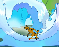 Scooby doo pe Skateboard