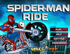 Spiderman pe Motoreta
