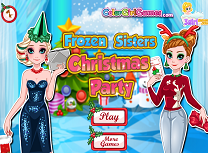 Surorile Frozen Petrecere de Craciun