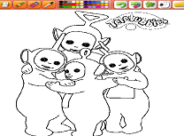 Teletubbies de Colorat