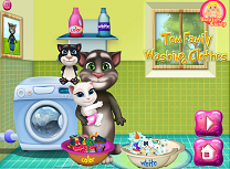 Tom si Familia Spala Haine