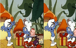 Strumfi - Gaseste Diferentele