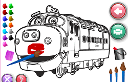 Coloreaza Trenurile Chugginton