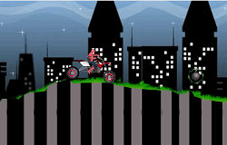 Spiderman cu Motocicleta