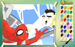 Spiderman de Colorat