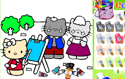 Picteaza cu Hello Kitty