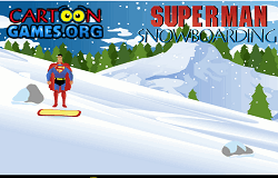 Snowboard cu Superman