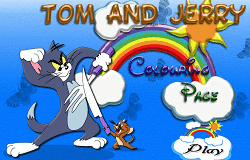 Coloreaza-i pe Tom si Jerry