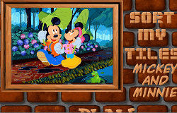 Puzzle Mickey si Minnie 