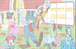 Mickey Mouse si Prietenii Puzzle