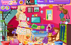 Curatenie cu Barbie