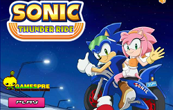 Sonic cu Motocicleta
