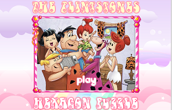 Puzzle cu Familia Flinstone