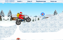 Mos Craciun cu Atv-ul