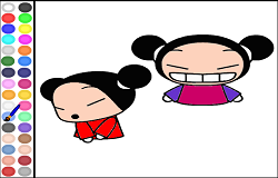 Coloreaza cu Pucca