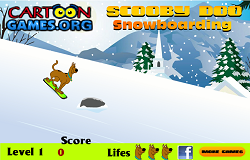 Scooby Doo cu Snowboardul