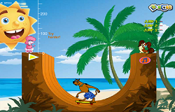 Skateboarding pe Plaja