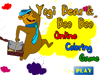 Ursul Yogi de Colorat