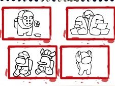 Among Us Carte de Colorat