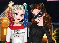 Anna si Elsa Seara de Halloween