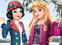 Aurora si Alba ca Zapada Fashion de Iarna