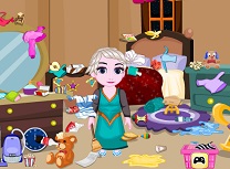 Bebelusa Elsa Curatenie in Camera