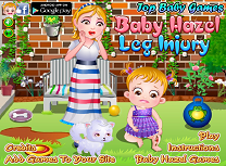 Fetita Hazel Accidentare la Picior