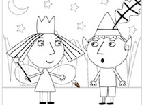 Ben si Holly si Puzzle cu Stele