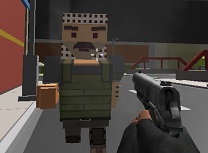 Politist Block Pixel Lumea Raufacatorilor