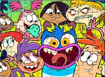 Bunsen e o Bestie Puzzle cu Personaje