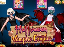 Cuplu Vampir de Halloween