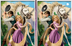 Rapunzel Cauta Diferentele