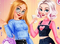 Elsa si Rapunzel Inapoi la Scoala