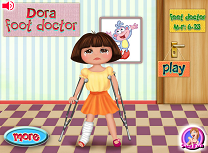Dora s-a lovit la Picior